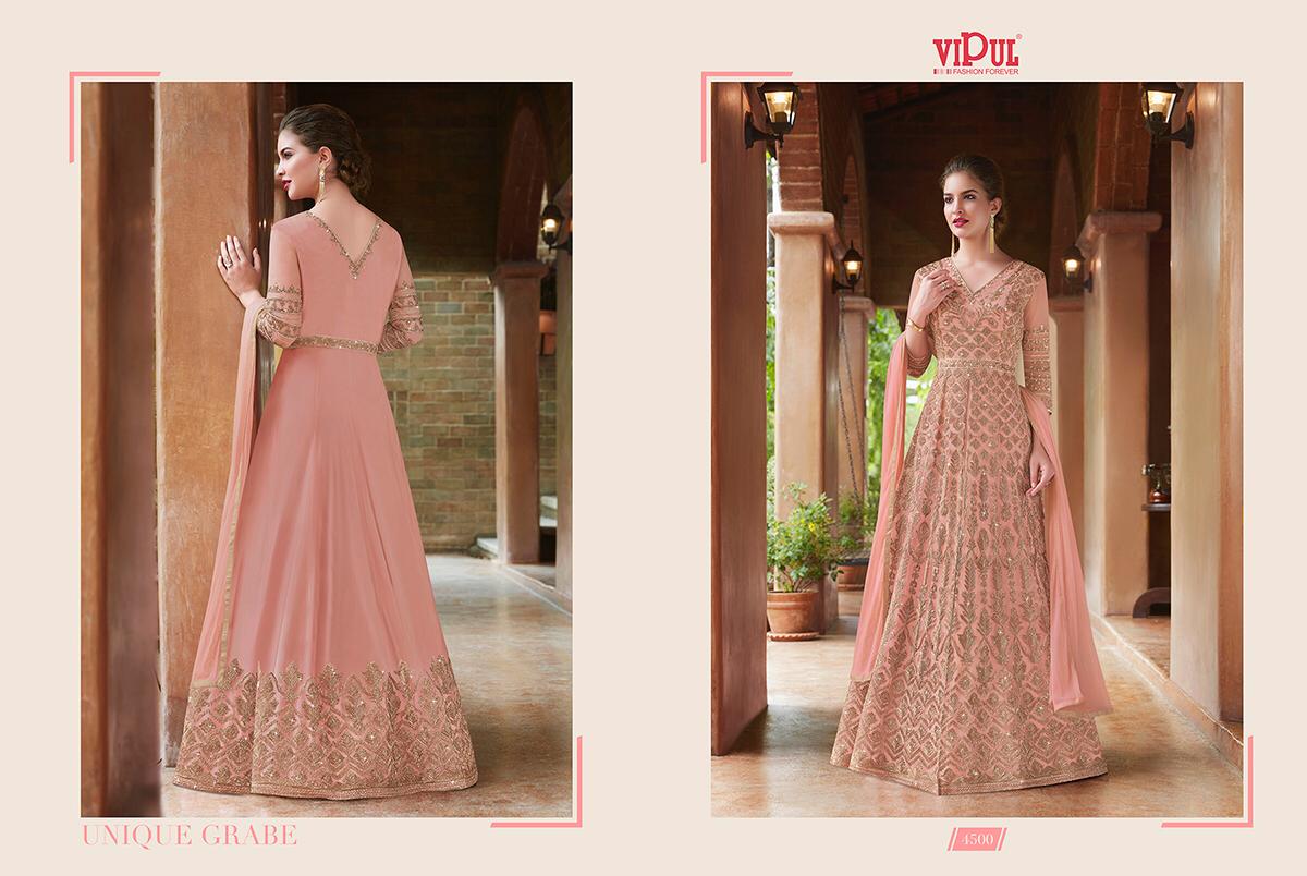 VIPUL-DCAT 45 Heavy Embroidered Anarkali Salwar Kameez VIPUL-DCAT 45 Heavy Embroidered Anarkali Salwar Kameez